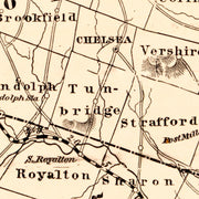 old Vermont map