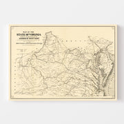 map of Virginia