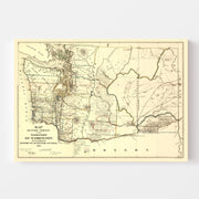 map of Washington
