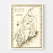map of Maine