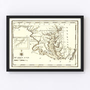 Pennsylvania Vintage Map 1795