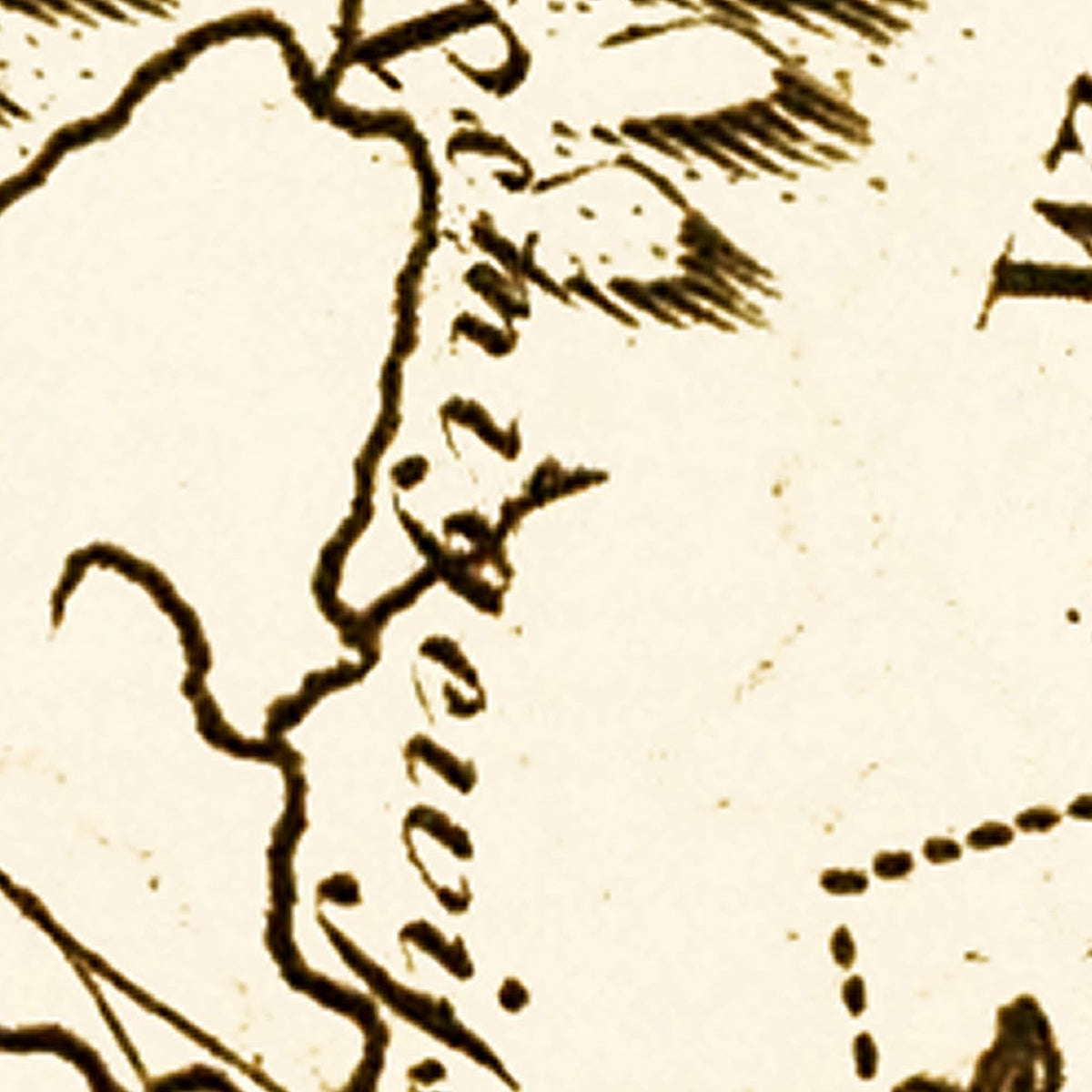 Restored historic details from the 1795 state map of New Hampshire, New Hampshire