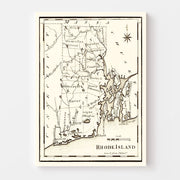 map of Rhode Island