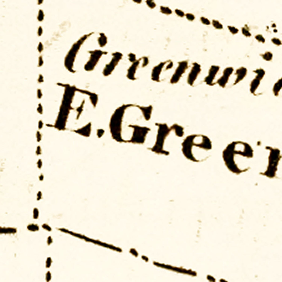 Restored historic details from the 1795 state map of Rhode Island, Rhode Island