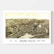 map of Bellows Falls