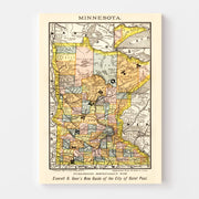 map of Minnesota