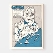 map of Maine