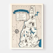 map of New Hampshire