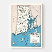 map of Rhode Island