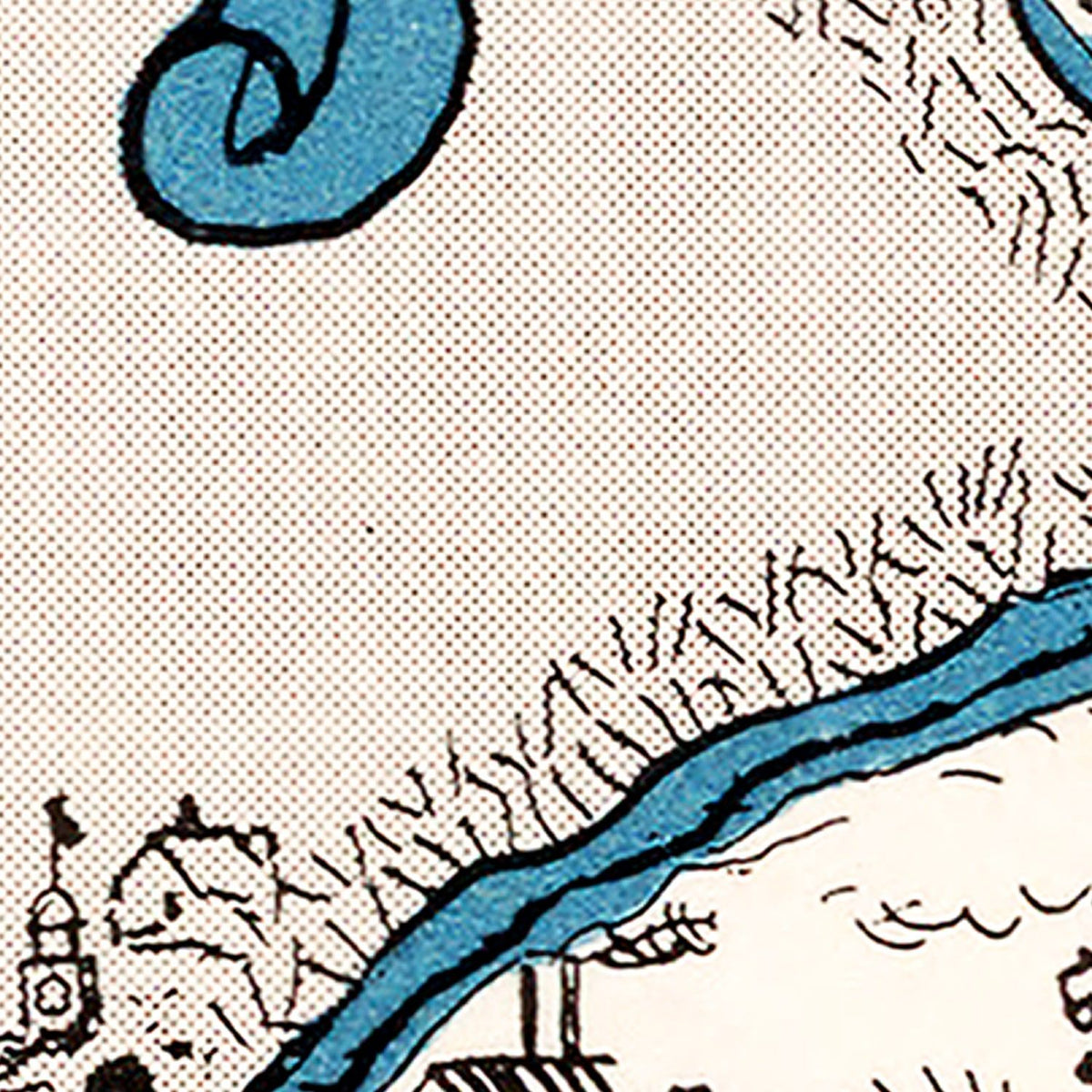 Restored historic details from the 1931 state map of New Jersey, New Jersey