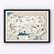 Pennsylvania Vintage Map 1931
