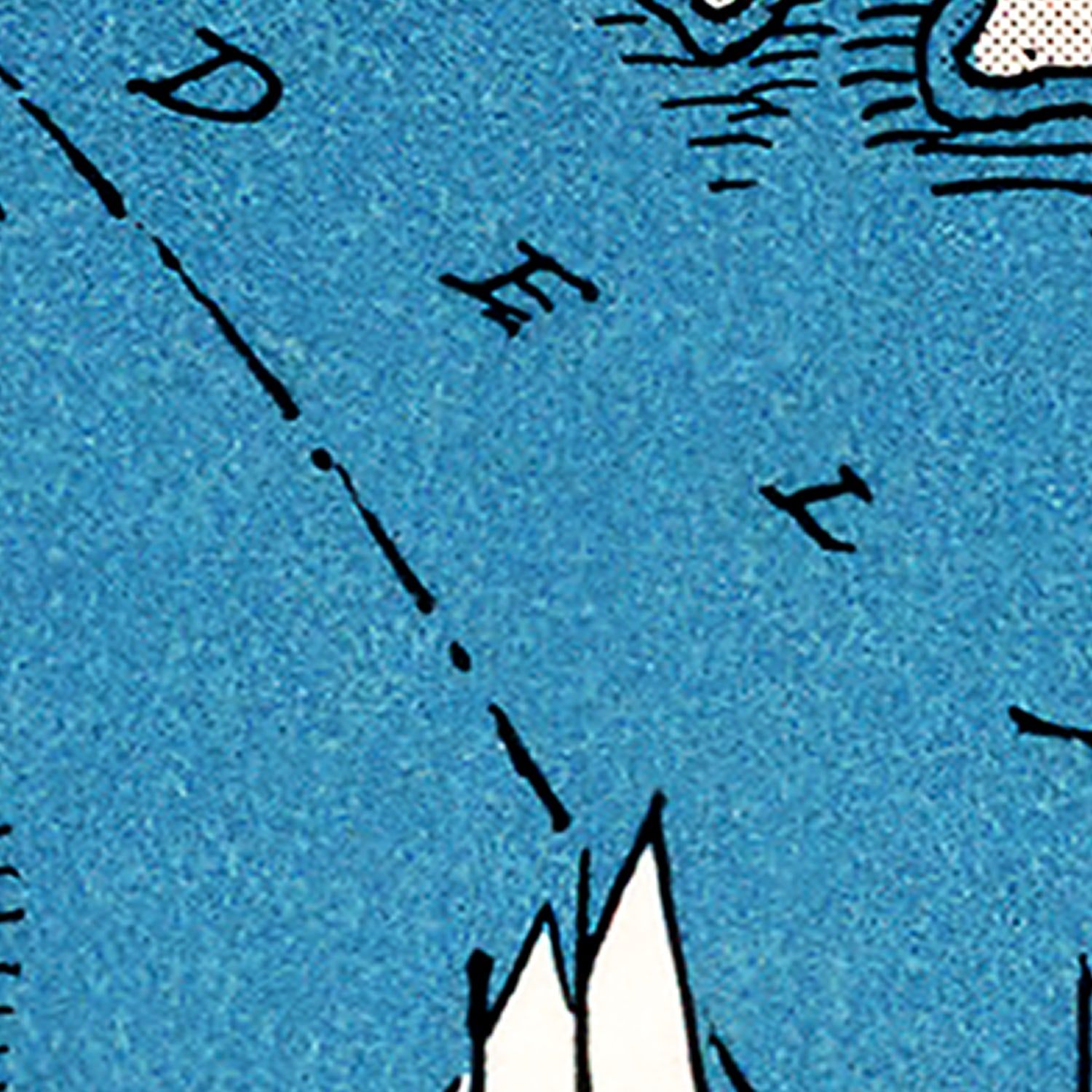 Restored historic details from the 1931 state map of Delaware, Delaware