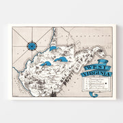map of West Virginia