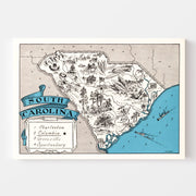 map of South Carolin
