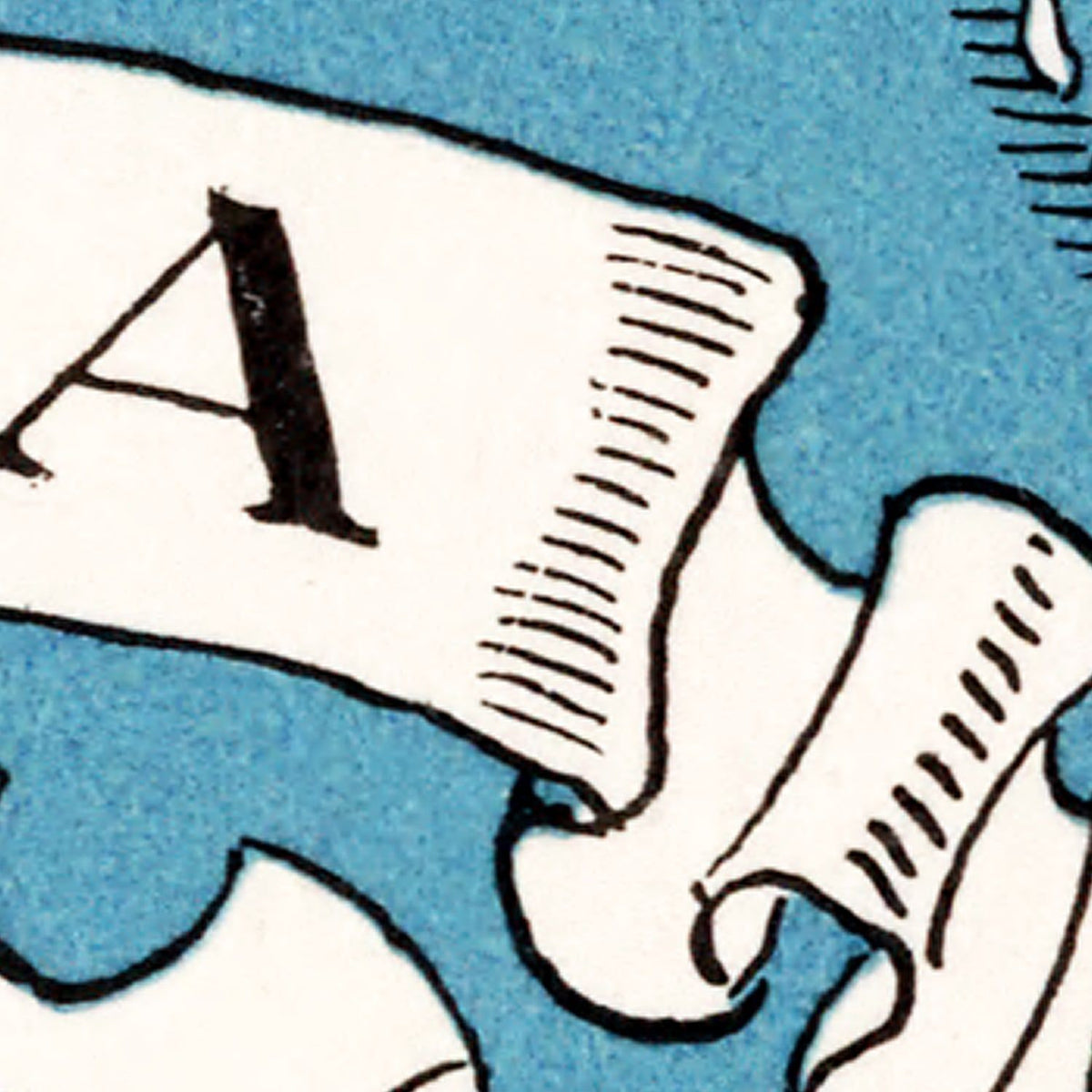 Restored historic details from the 1931 state map of Florida, Florida