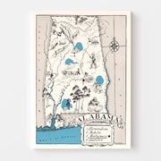 map of Alabama