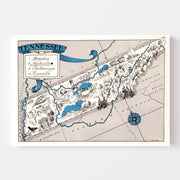 map of Tennessee
