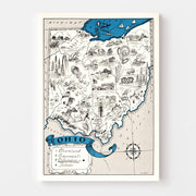 map of Ohio