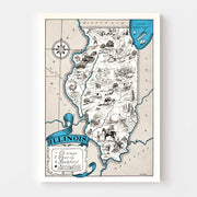 map of Illinois