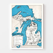 map of Michigan