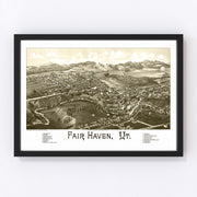Fair Haven Vintage Map 1886