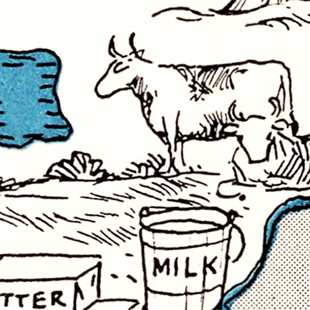 Restored historic details from the 1931 state map of Minnesota, Minnesota