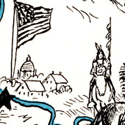 old South Dakota map