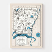 map of Arkansas