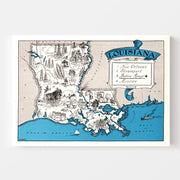 map of Louisiana