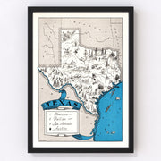 Texas Vintage Map 1931