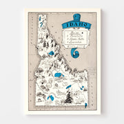 map of Idaho