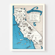 map of California