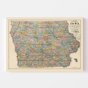 map of Iowa