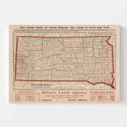 map of South Dakota