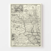map of Dakota