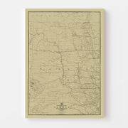 map of North Dakota