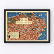 San Francisco Vintage Map 1940