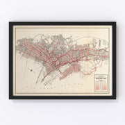 San Francisco Vintage Map 1935