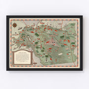 San Francisco Vintage Map 1932