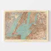 map of New York Bay