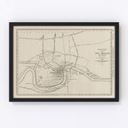 New Orleans Vintage Map 1924