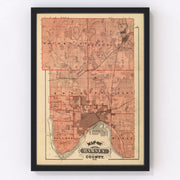 Ramsey County Vintage Map 1874