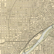old St. Paul map