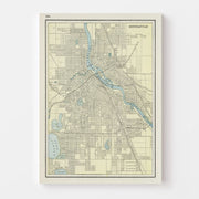 map of Minneapolis