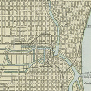 old Milwaukee map