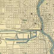 old Milwaukee map