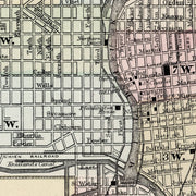old Milwaukee map