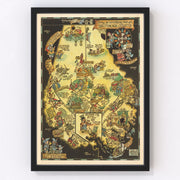 Baltimore Vintage Map 1935