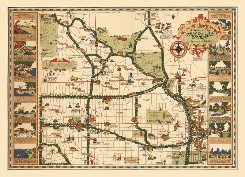 Size comparison using Vintage Map of Kansas City, Missouri 1930