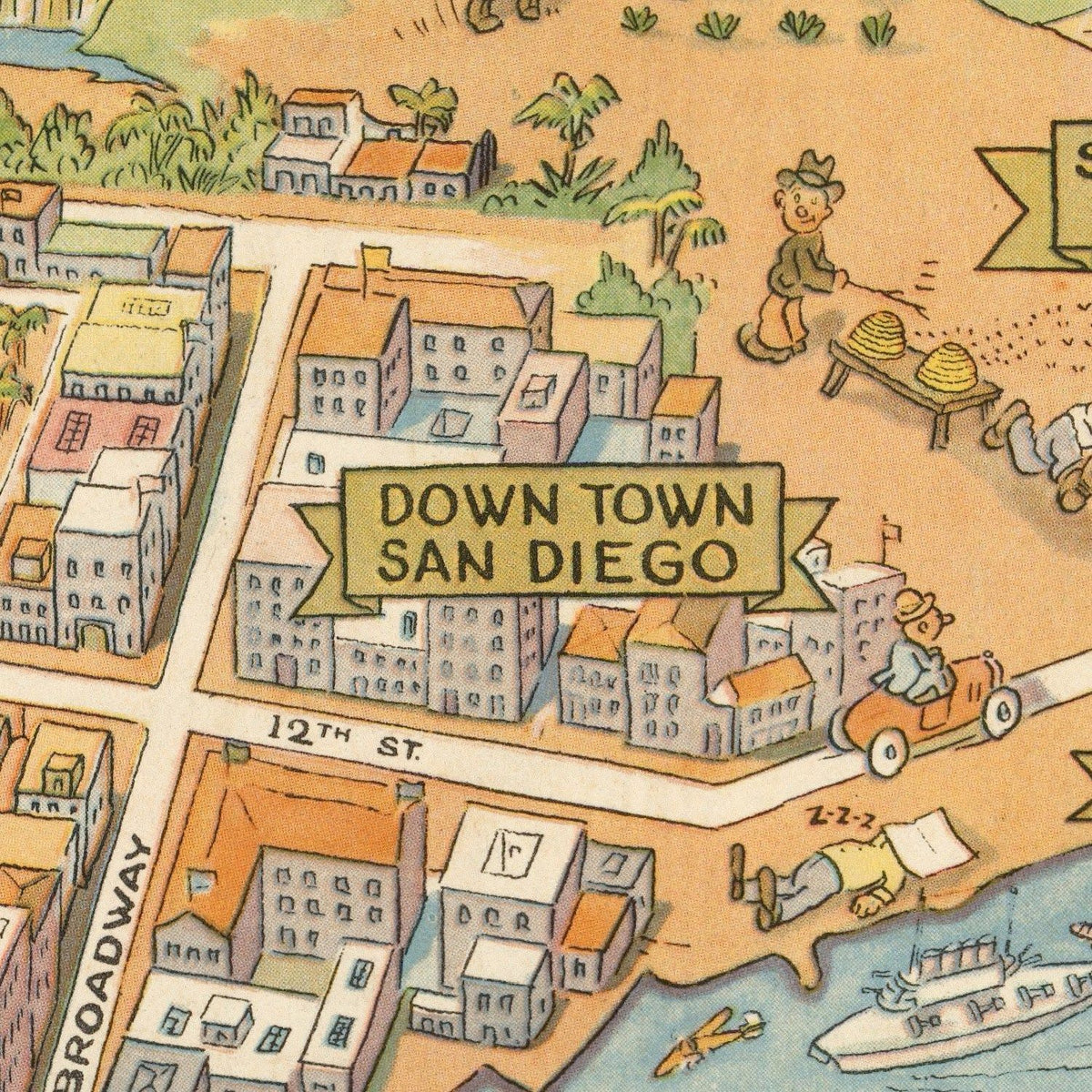 Vintage San Diego Maps